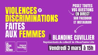 Violences et discriminations faites aux femmes  posez toutes vos questions en direct [upl. by Garling]