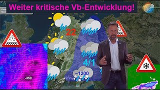 Weiter kritische VbEntwicklung von wenig bis quotKatastrophequot Wetter amp Regenvorhersage 09160924 [upl. by Lehteb596]