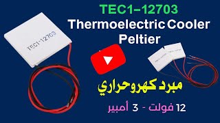 Reviewing of TEC1 12703 Thermoelectric Cooler Peltier مبرد كهروحراري UPDATED 2022 [upl. by James146]