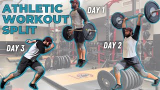 7 Day Athletic Workout Split [upl. by Laicram]