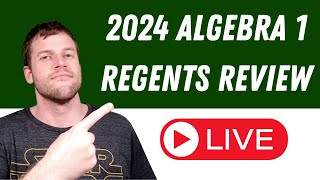 2024 Algebra 1 Regents Review [upl. by Eulalee]