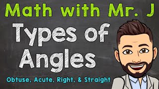 Types of Angles  Obtuse Acute Right amp Straight Angles [upl. by Heilner236]