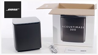 Bose Acoustimass 300 – Unboxing and Setup [upl. by Nosahc372]