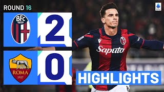 BOLOGNAROMA 20  HIGHLIGHTS  Bologna stun Roma to claim top 4 spot  Serie A 202324 [upl. by Enirehs]