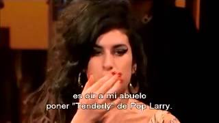 Amy Winehouse  Tenderly interview Spanish [upl. by Mylor223]