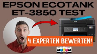 Epson EcoTank ET3850 Test Erfahrungen Review  Minimale Betriebskosten [upl. by Sileas481]