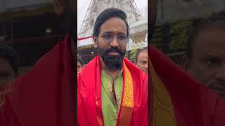 Actor Manchu Vishnu Visit Triumala Lord Venkateswara [upl. by Villada]