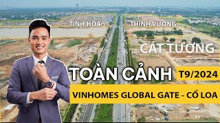 FLYCAM toàn cảnh tiến độ Vinhomes Cổ Loa  Global Gate [upl. by Nunnery]