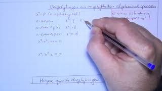 HAVO5wisB11H121 Vergelijkingen en ongelijkheden algebraïsch oplossen [upl. by Amathiste836]