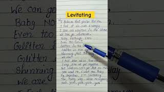 Levitating song  Lyrics  English song dua lipa dualipa levitating [upl. by Dario924]