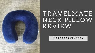 Travel Mate Pillow Review  Best Foam Neck Pillow Yet [upl. by Py685]