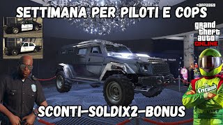 Aggiornamento settimanale di Gta online 2 nuove auto della polizia🚔 [upl. by Alracal521]