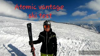 Atomic vantage 75 cti ski test in Russia [upl. by Lisbeth]