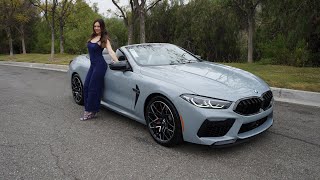 2024 BMW M8 Competition Convertible Review  Exhaust Sound  20quot M Wheels  BMW Test Drive Review [upl. by Kimberli]