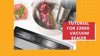 How to Keep the food freshness by E2900 Food Vacuum Sealer [upl. by Markman]