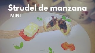 Delicioso Mini Strudel de Manzanamini apfelstrudleoriginal  QUEREMOS PASTEL [upl. by Iturk377]