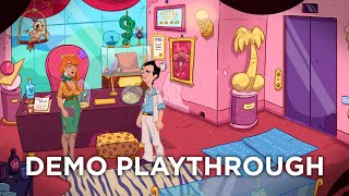 Leisure Suit Larry  Wet Dreams Dry Twice  Demo Playthrough EN [upl. by Cadmann]