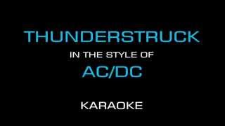 Thunderstruck  ACDC KaraokeInstrumental [upl. by Astrid]