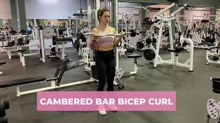 Cambered Bar Bicep Curl [upl. by Ainessey456]