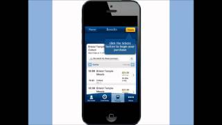 How to buy tickets via the National Rail Enquiries iPhone app video [upl. by Aisorbma]