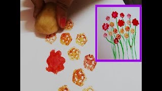 DIY  How to do Vegetable Printing [upl. by Lankton]