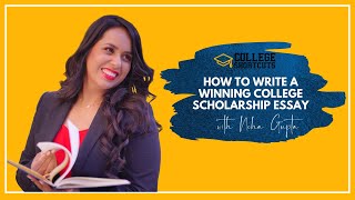 How to write a winning college SCHOLARSHIP ESSAY [upl. by Spiers602]