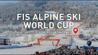 Kvitfjell The alpine ski course built for the Olympics [upl. by Camille]