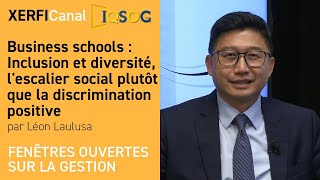 Business schools  Lescalier social plutôt que la discrimination positive LLaulusa [upl. by Trela272]