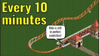 How Often Should You Inspect Your Rides in RCT2 [upl. by Asirrak]