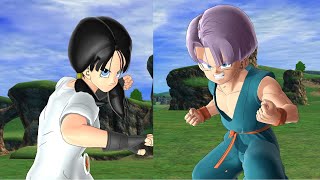 DB Raging Blast 2 Kid Trunks Vs Videl  CPU Battle [upl. by Philan]