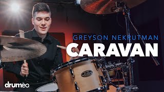 Greyson Nekrutman Plays quotCaravanquot Massive Drum Solo [upl. by Ivonne381]