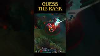 GUESS THE RANK 🩷 WRITE IN COMMENT 👇epicmoments leagueoflegends lol gaming highlights [upl. by Lecroy]