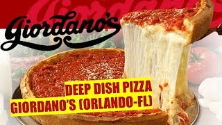 Deep Dish Pizza  Giordanos Orlando  FL [upl. by Blynn603]