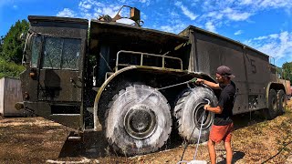 Cleaning the Worlds Biggest Fire Truck [upl. by Imoin]