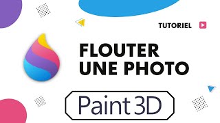 Comment flouter une photo avec paint 3d [upl. by Lewanna661]