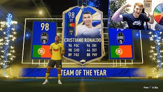 OMFG I PACKED TOTY CRISTIANO RONALDO FIFA 21 Pack Opening [upl. by Toland207]