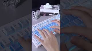 Frozen touch iceberg romance between your fingers🏔️❄️🧊foryoupage keyboard iceberg nature [upl. by Furr]