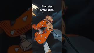 Godlike speed zenitsu using thunder breathing 😈 [upl. by Hay]