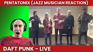 Wowzas Pentatonix Reaction to Daft Punk Live Private Performance [upl. by Arlie]