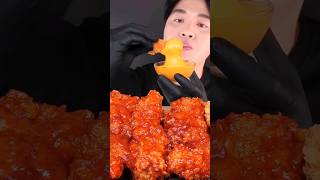 ASMR FRIED CHICKEN amp CHEDDAR CHEESE MUKBANG [upl. by Ennayt]