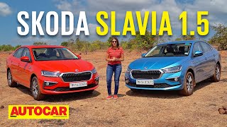 Skoda Slavia 15 TSI review  The ultimate enthusiasts sedan  First Drive  Autocar India [upl. by Waddington293]