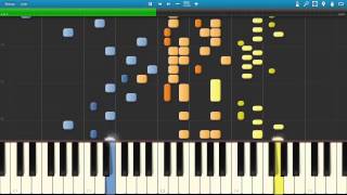 BWV 1067  Badinerie Piano synthesia [upl. by Schilling]