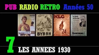 PUB RADIO RETRO ANNEES 30 DIADERMINE BOUGIES KLG BYRHH SIROP VERT CADET QUINTONINE [upl. by Nnhoj]