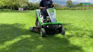 Martin Carty Garden Services Etesia Hydro 80 Ride on Mower in Action [upl. by Eelarbed]