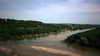 Le Bec dAllier  km 0 de La Loire à Vélo [upl. by Eiclek]