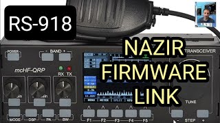 NAZIR  RS918  FIRMWARE DOWNLOAD LINK  Not  orange Buttons [upl. by Earahs]