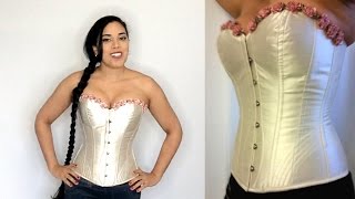 CORSETSUK CORSETSTORY Instant Shape Ivory Overbust Review  Lucys Corsetry [upl. by Bertilla]