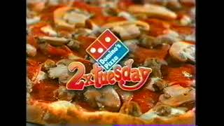 Dominos  2005  2xTuesdays Commercial [upl. by Keller]