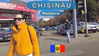 Walking in Chisinau Moldova 4K UHD [upl. by Cordey]