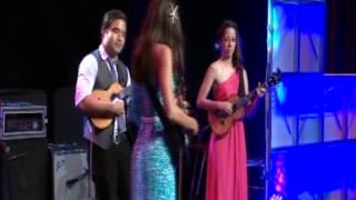 Kalei Gamiao Brittni Paiva and Taimane The Ukulele Super Stars [upl. by Just]